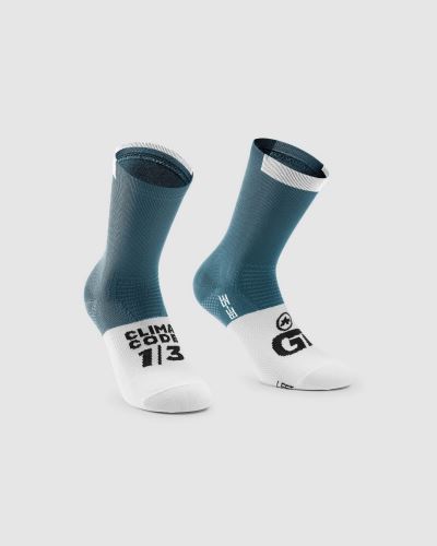 ponožky ASSOS GT Socks C2 Pruxian Blue