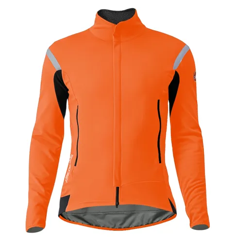 bunda Castelli Perfetto RoS 2 Jacket Red Orange/Dark Gray
