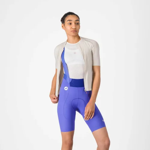 dámské kraťasy CASTELLI Espresso 2 W DT Bibshort Ultraviolet