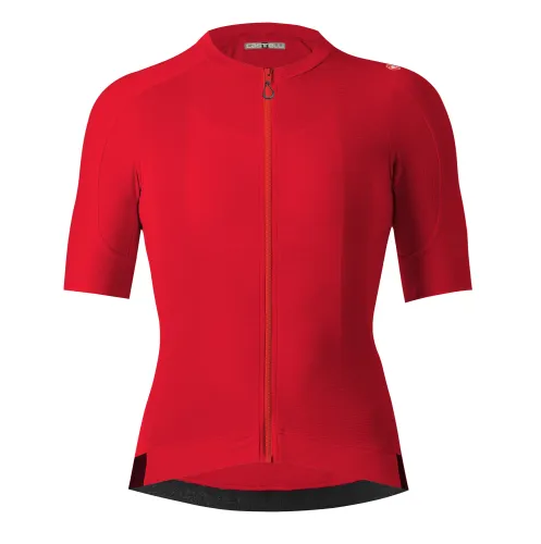 dámský dres Castelli Espresso  W Jersey Hibiscus/Dark Gray