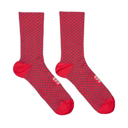ponožky Sportful Checkmate Socks Chili Red Mauve