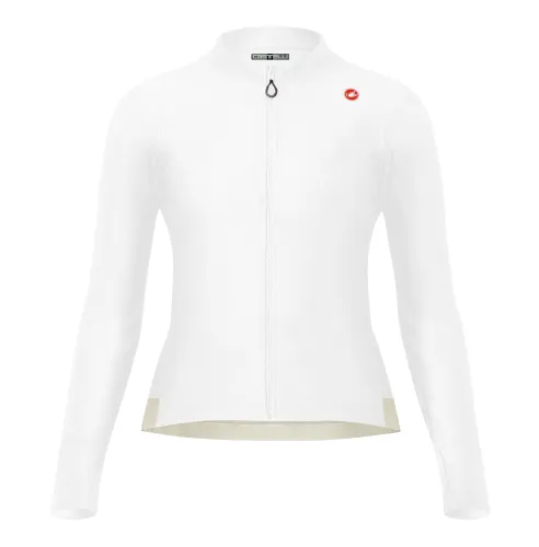 dámský dres s dlouhým rukávem Castelli Espresso Thermal W Jersey Ivory/Silver Moon