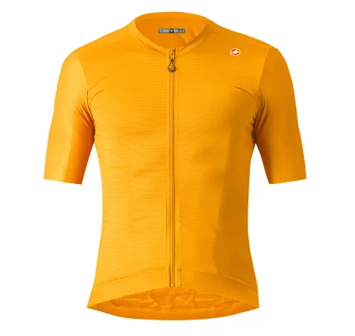 dres Castelli Espresso Jersey Vivid Orange/Dark Gray