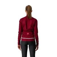 dámská bunda Castelli Go W Jacket Bordeaux/Brilliant Pink (1)