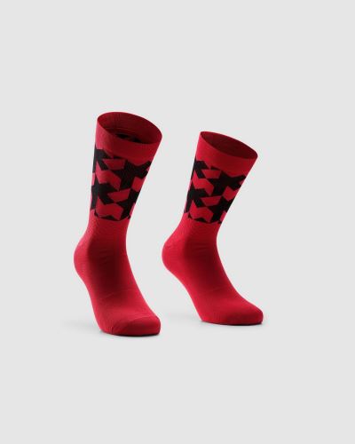 ponožky ASSOS Monogram Socks EVO Katana Red