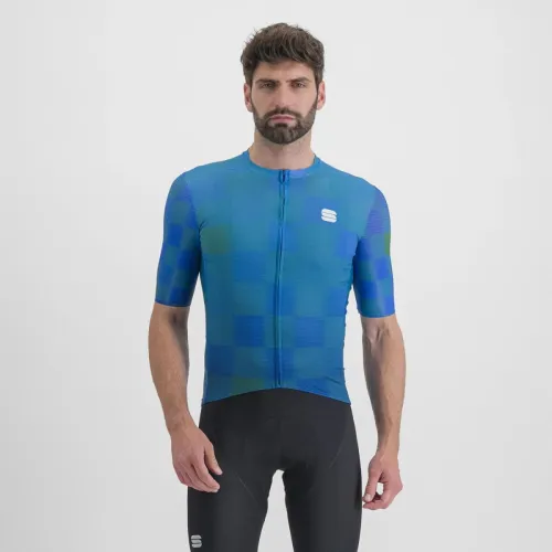 dres Sportful Rocket Jersey Berry Blue Blue Radiance