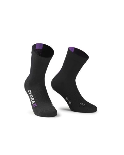 dámské ponožky ASSOS DYORA RS Summer Socks Black Series