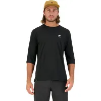 volný dres MONS ROYALE merino TARN MERINO SHIFT RAGLAN 3/4 black (2)