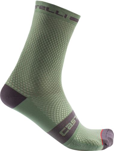 ponožky Castelli Superleggera T 12 Sock Defender Green