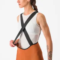 dámské kraťasy s laclem Castelli Espresso W DT Bibshort Mocha (5)