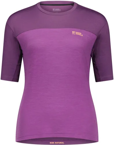dámský volný dres MONS ROYALE Diversion Merino Bike Jersey Ultraviolet/Boysenber