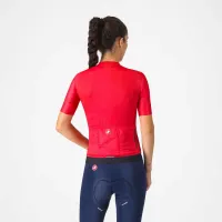 dámský dres Castelli Espresso  W Jersey Hibiscus/Dark Gray (1)