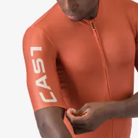 dres CASTELLI Entrata Apex Jersey Paprika/Silver Moon (2)