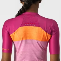 dámský dres Castelli Aero Pro Pink/Coral Flash-Magenta (6)