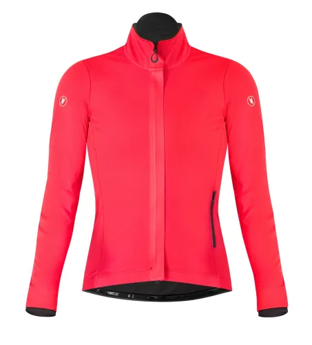 dámská bunda Castelli Alpha 150 W Jacket Hibiscus/Black