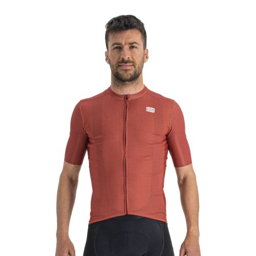 dres Sportful Checkmate Jersey Chili Red Mauve