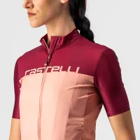 dámský dres Castelli Velocissima Blush/Bordeaux (5)