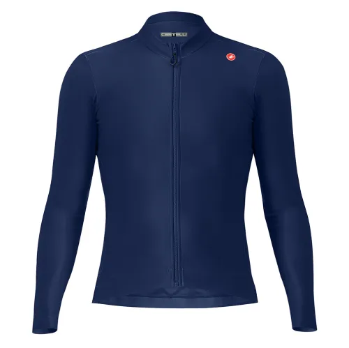 dres s dlouhým rukávem Castelli Espresso Thermal Jersey Belgian Blue
