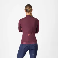 dámský dres s dlouhým rukávem Castelli Espresso Thermal W Jersey Deep Bordeaux (1)
