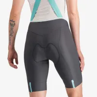 dámské kraťasy s laclem Castelli Prima 2 DT Bibshort Dark Gray/Pool Blue (4)