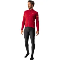 dres s dlouhým rukávem Castelli Fondo 2 Jersey FZ Pro Red/Orange Reflex (4)