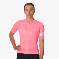 dámský dres RAPHA Women's Core Lightweight Jersey High-Vis Pink/White (2)