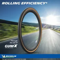 plášť Michelin Power Adventure 700x42C kevlar TS TLR Black Classic V2 Competition Line (6)
