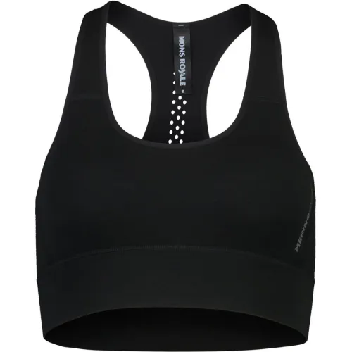 podprsenka MONS ROYALE Stratos Merino Shift Sports Bra black