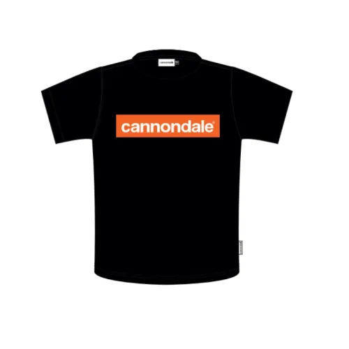 Tričko Cannondale lifestyle t-shirt blk/org/wht