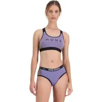 podprsenka MONS ROYALE Stella X-Back Bra walnut / thistle (1)