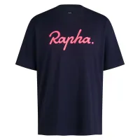 tričko RAPHA Men’s Cotton Logo T-Shirt Dark Navy/High-Vis Pink tričko RAPHA Men’s Cotton Logo T-Shirt Dark Navy/High-Vis Pink
