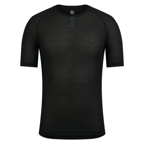 spodní triko s krátkým rukávem RAPHA Men's Merino Lightweight Base Layer SS Black