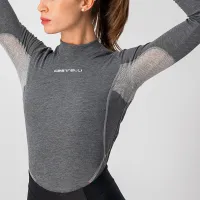 dámské spodní triko s dlouhým rukávem Castelli Flanders 2 W Warm Long Sleeve Gray (4)