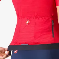 dámský dres Castelli Espresso  W Jersey Hibiscus/Dark Gray (3)