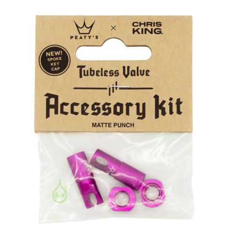 ventilek Peaty's x Chris King MK2 Tubeless Valves Accessory Kit - Punch