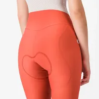 dámské kraťasy bez laclu CASTELLI Espresso 2 W Short Paprika (4)