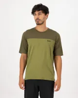 volný dres MONS ROYALE Diversion Merino Bike Jersey Ss Fern / Olive (1)