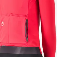 dámský dres s dlouhým rukávem Castelli Espresso Thermal W Jersey Hibiscus/Dark Gray (5)