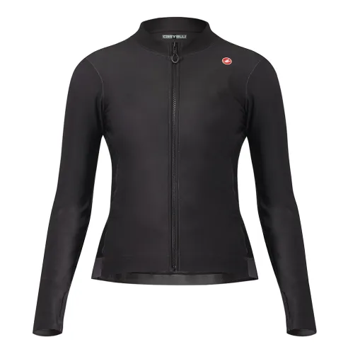 dámský dres s dlouhým rukávem Castelli Espresso Thermal W Jersey Light Black