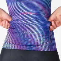 dámský dres CASTELLI Cosmic Vortex Jersey Multicolor Ultraviolet Rose (3)