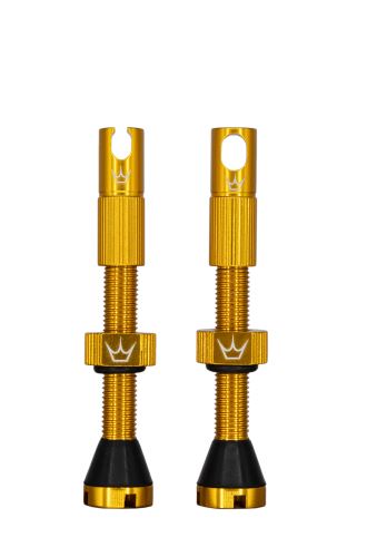ventilek Peaty's x Chris King MK2 Tubeless Valves - 42mm - Gold