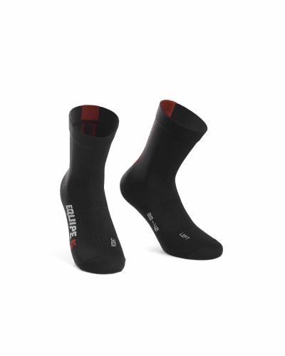 ponožky ASSOS RS Socks Black Series