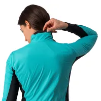 dámská bunda Castelli Unlimited W Puffy Jacket Turquoise/Black-Light Gray (5)