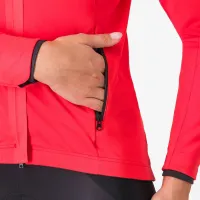 dámská bunda Castelli Alpha 150 W Jacket Hibiscus/Black (6)