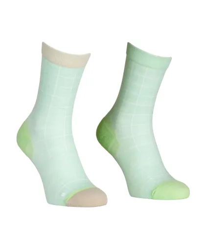 dámské ponožky Ortovox merino MTB Mid Light Socks Women's Green Sage