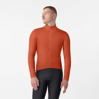 dres s dlouhým rukávem CASTELLI Competizione Thermal LS Jersey Paprika dres s dlouhým rukávem CASTELLI Competizione Thermal LS Jersey Paprika