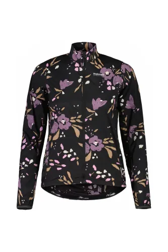 dámská bunda Maloja SeisM. Jacket Printed deep black brushflower