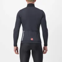 dres s dlouhým rukávem Castelli Entrata Thermal Jersey Light Black/Red (1)