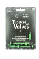 ventilek Peaty's x Chris King MK2 Tubeless Valves - 60mm - Emerald (1)