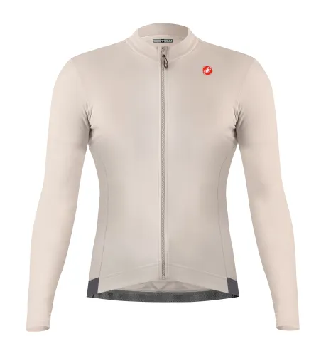 dres s dlouhým rukávem Castelli Espresso Thermal Jersey Clay/Dark Gray